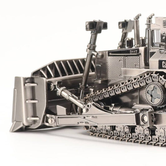 CAT D11T Track-Type Tractor Silver Commemorative Edition 1:50 Scale Die Cast Model
