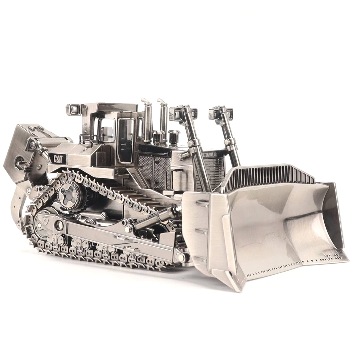 CAT D11T Track-Type Tractor Silver Commemorative Edition 1:50 Scale Die Cast Model