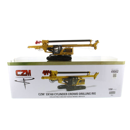 CAT 330 with CZM EK160 Drilling Rig 1:50 Scale Die Cast Model