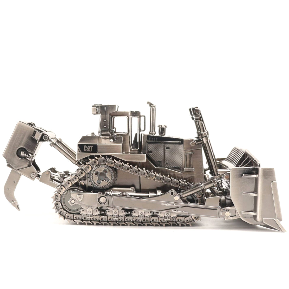 CAT D11T Track-Type Tractor Silver Commemorative Edition 1:50 Scale Die Cast Model