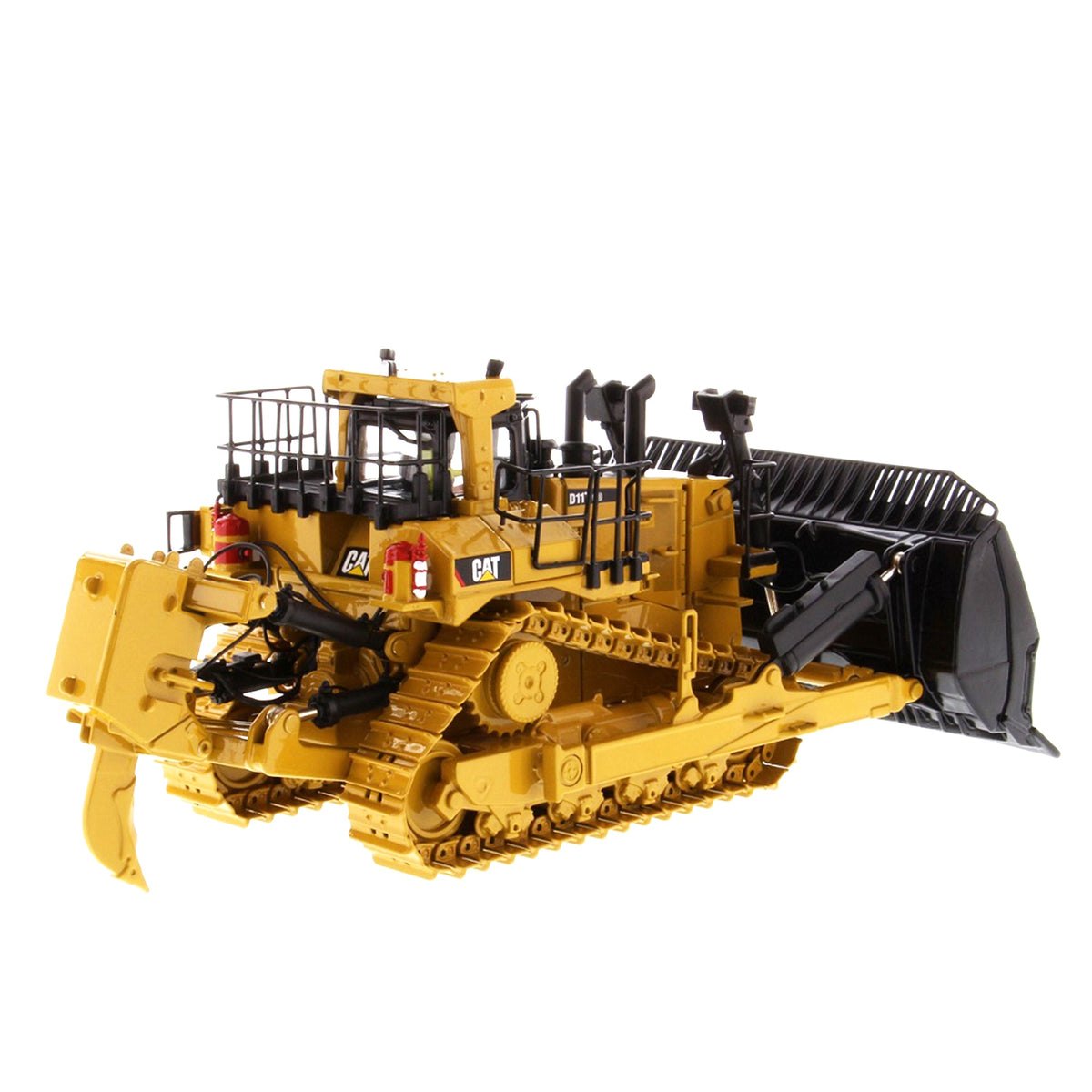 Cat D11T CD Carry Dozer 1:50 scale die cast model, cab detail