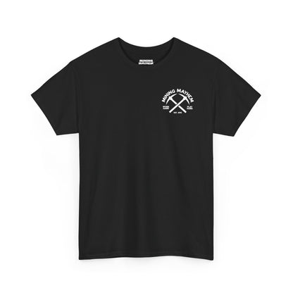 Mining Mayhem Pickaxe Logo - T-Shirt