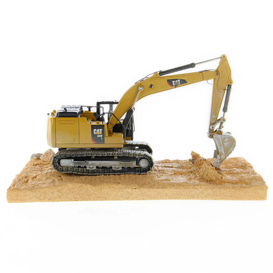 CAT Die Cast Weathered 320F L Excavator 1:50