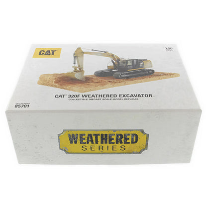 CAT Weathered 320F L Excavator 1:50 Scale Die Cast Model