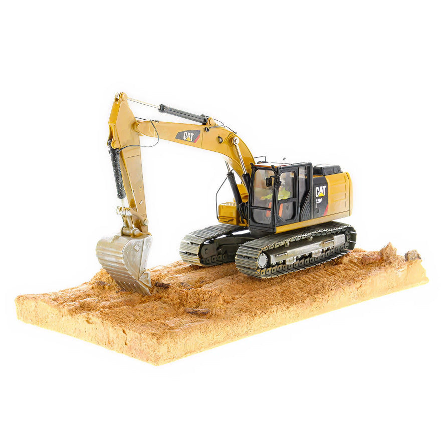 CAT Die Cast Weathered 320F L Excavator 1:50