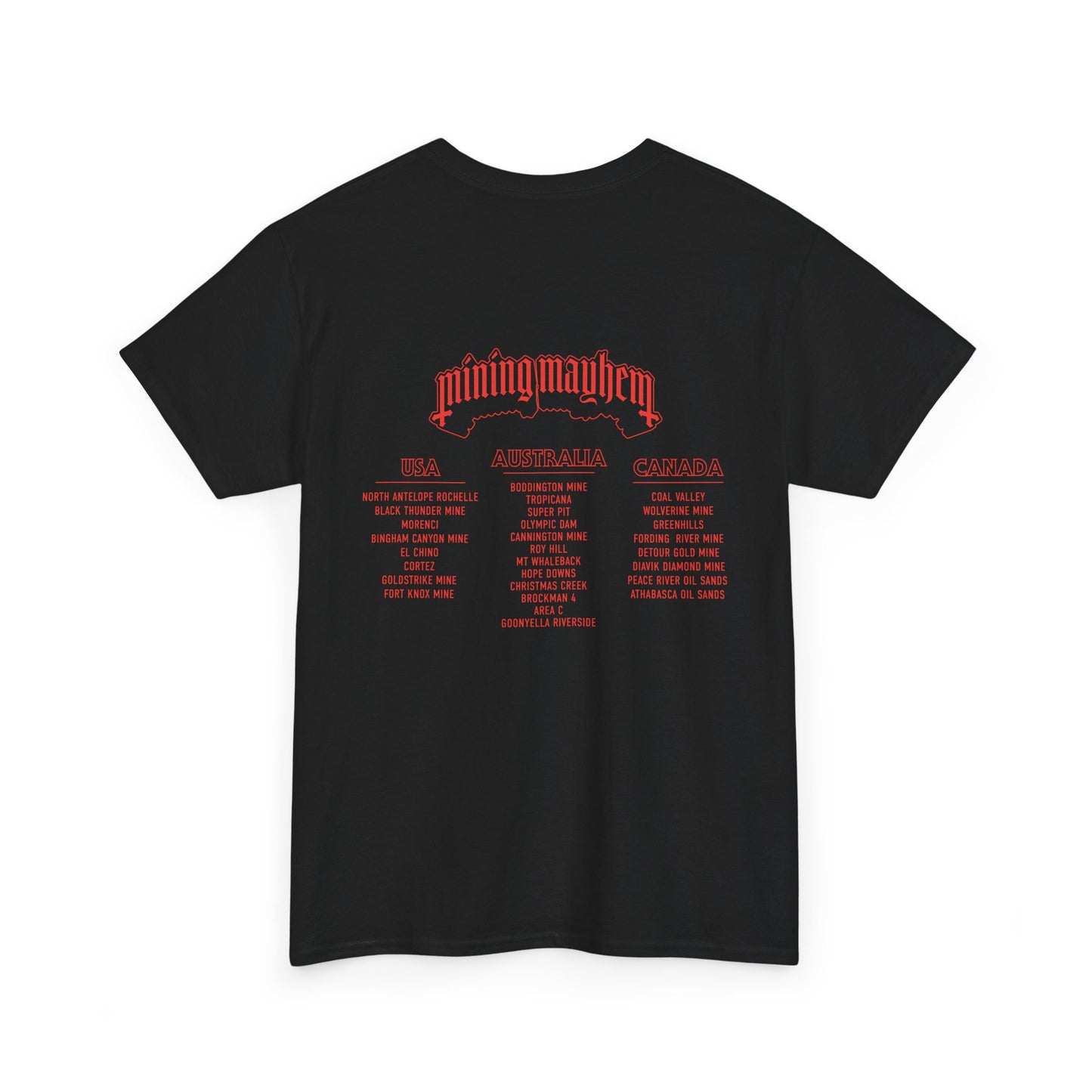 Mining Mayhem Tour - T-Shirt