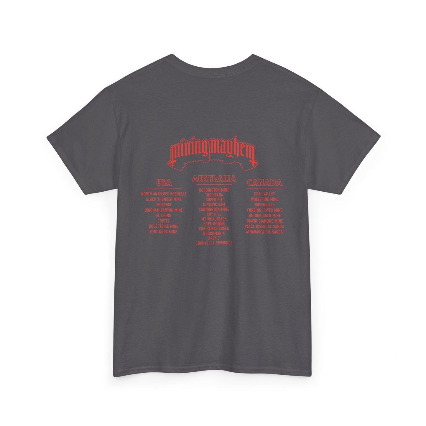 Mining Mayhem Tour - T-Shirt
