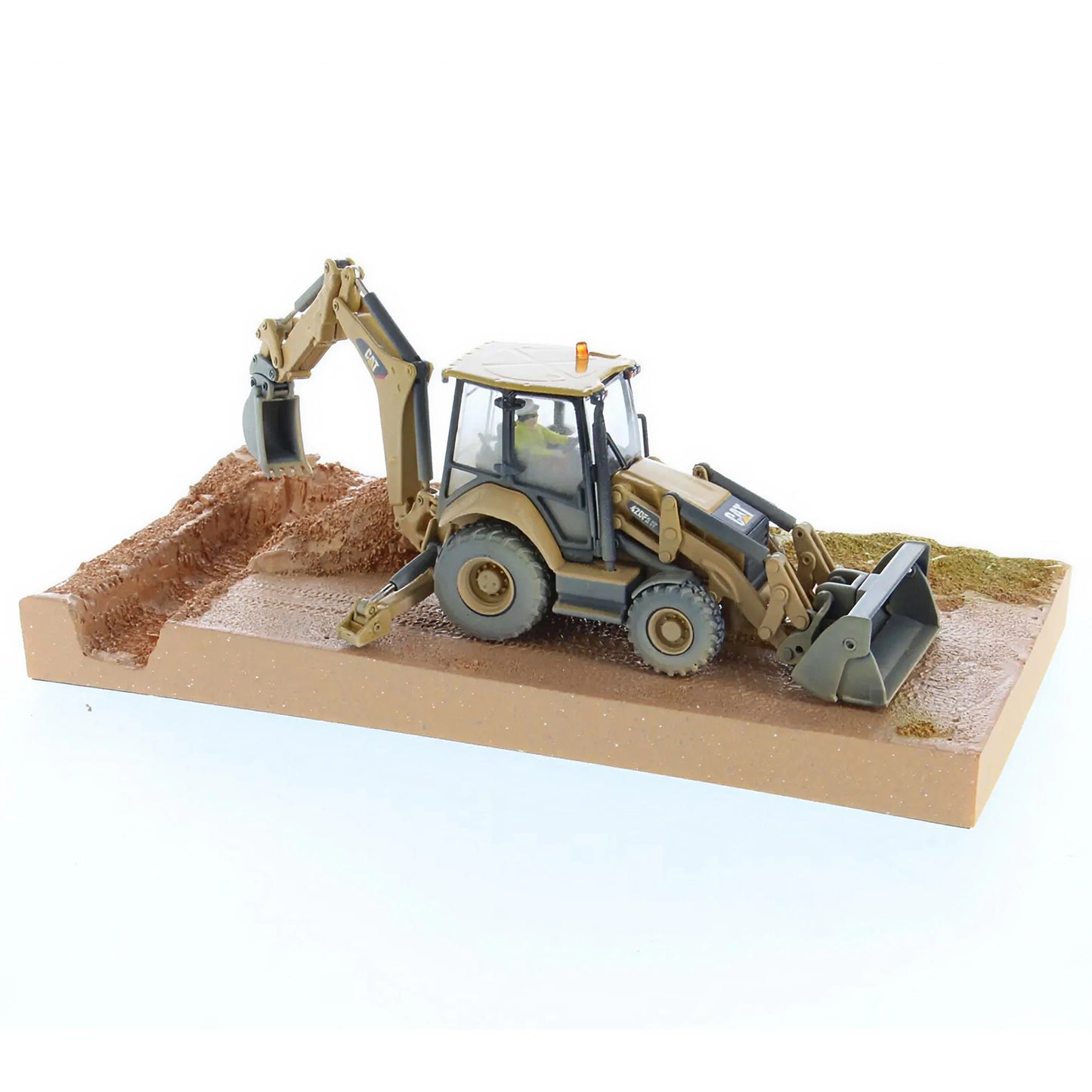 CAT 1:50 Scale Weathered 420F2 Backhoe Loader Weathered Series Die Cast Model