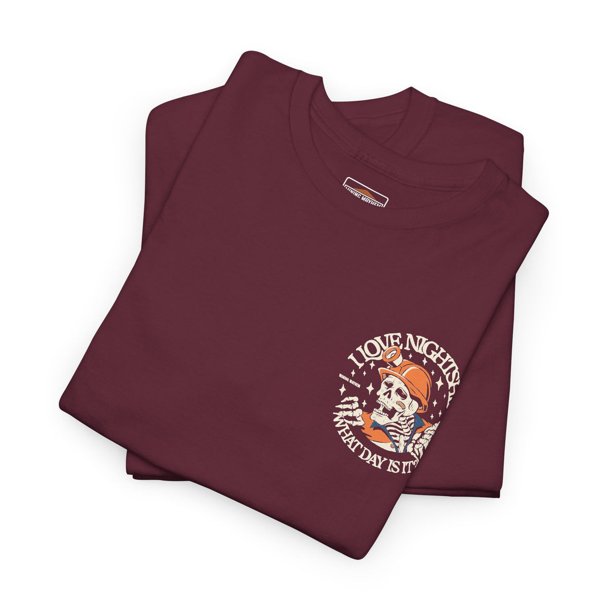 I Love Nightshift Skull - T-Shirt