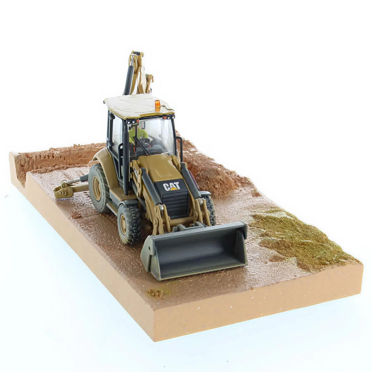 CAT 1:50 Scale Weathered 420F2 Backhoe Loader Weathered Series Die Cast Model