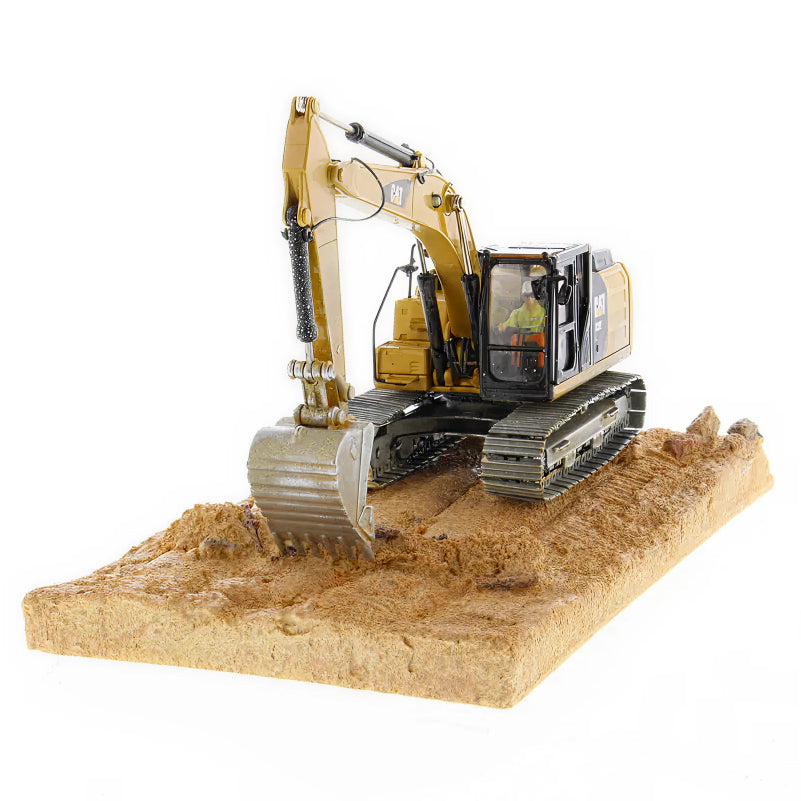 CAT Die Cast Weathered 320F L Excavator 1:50