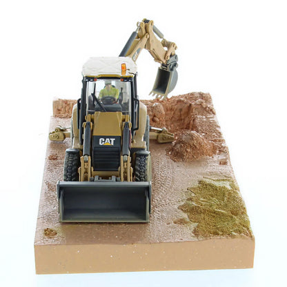 CAT 1:50 Scale Weathered 420F2 Backhoe Loader Weathered Series Die Cast Model