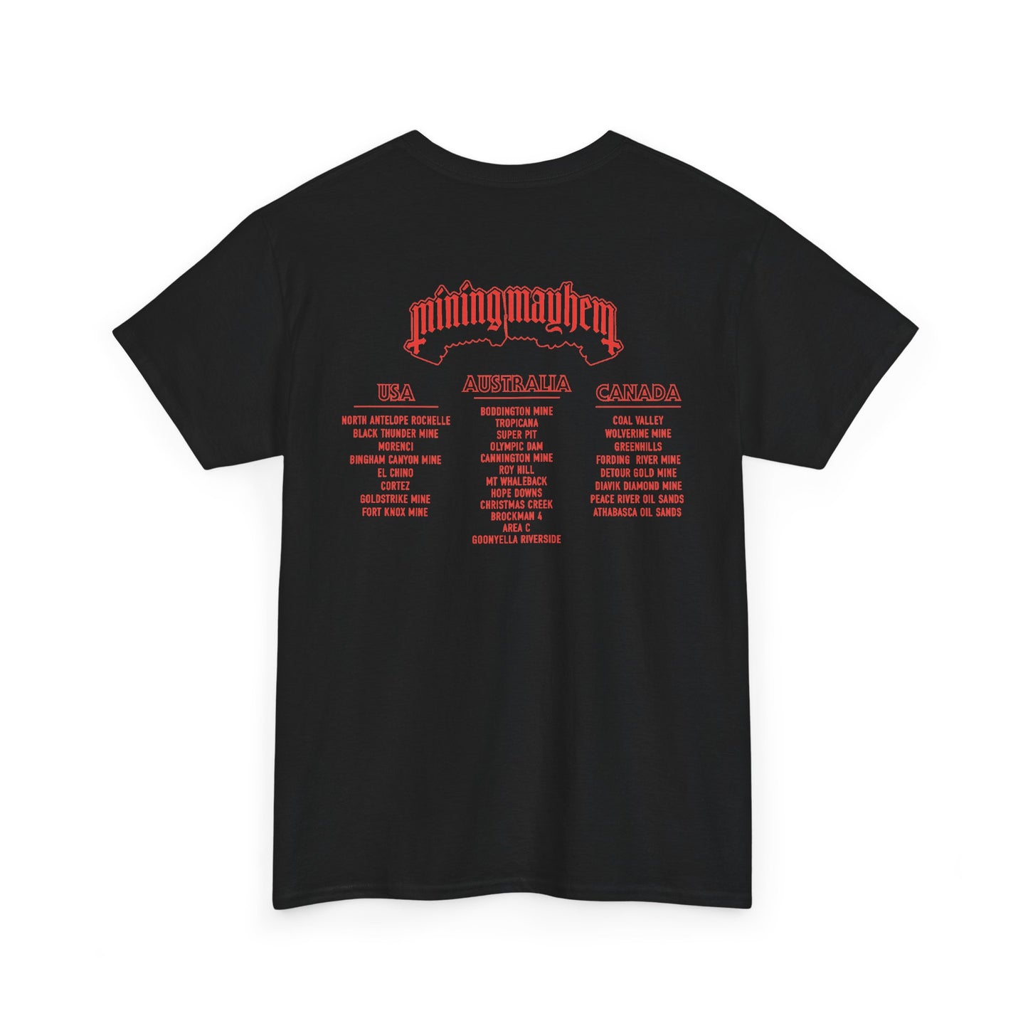 Mining Mayhem Tour - T-Shirt