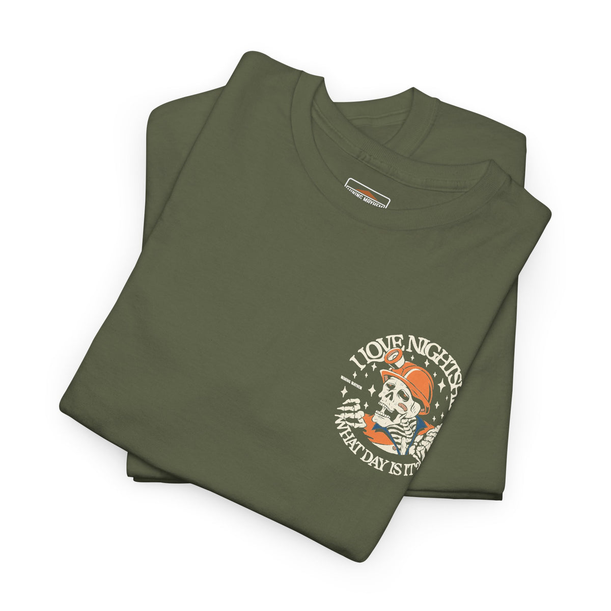I Love Nightshift Skull - T-Shirt