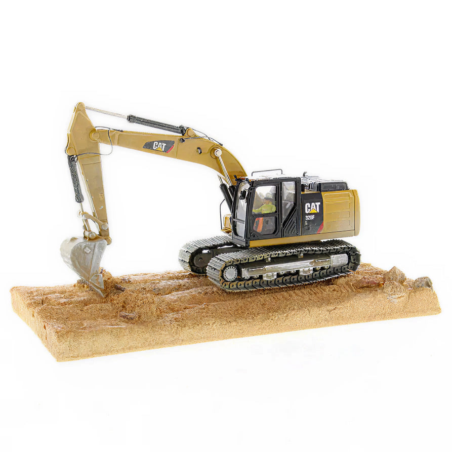 CAT Weathered 320F L Excavator 1:50 Scale Die Cast Model