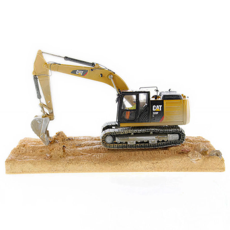 CAT Die Cast Weathered 320F L Excavator 1:50
