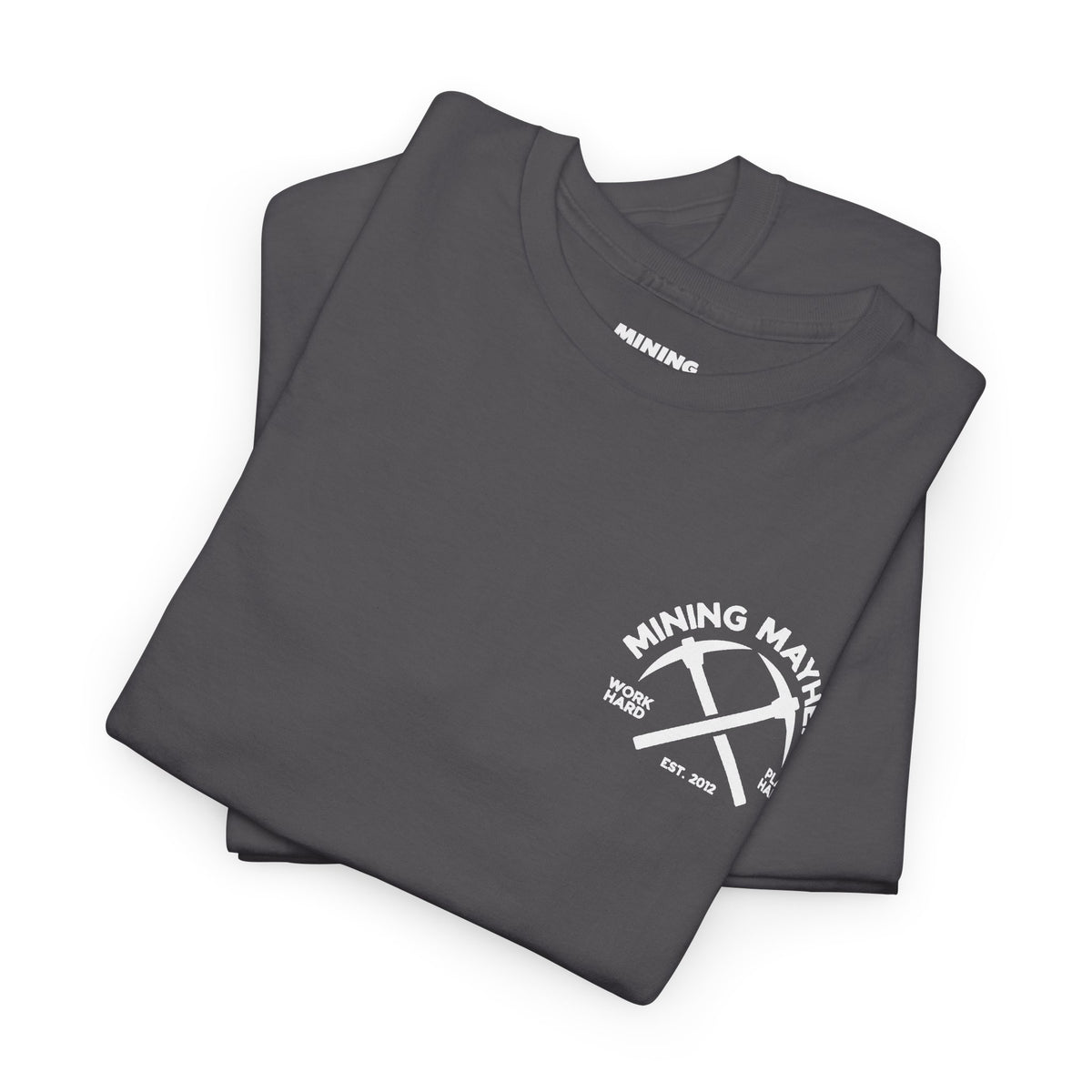 Mining Mayhem Pickaxe Logo - T-Shirt