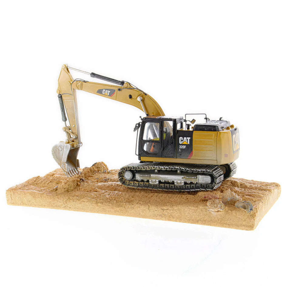 CAT Die Cast Weathered 320F L Excavator 1:50