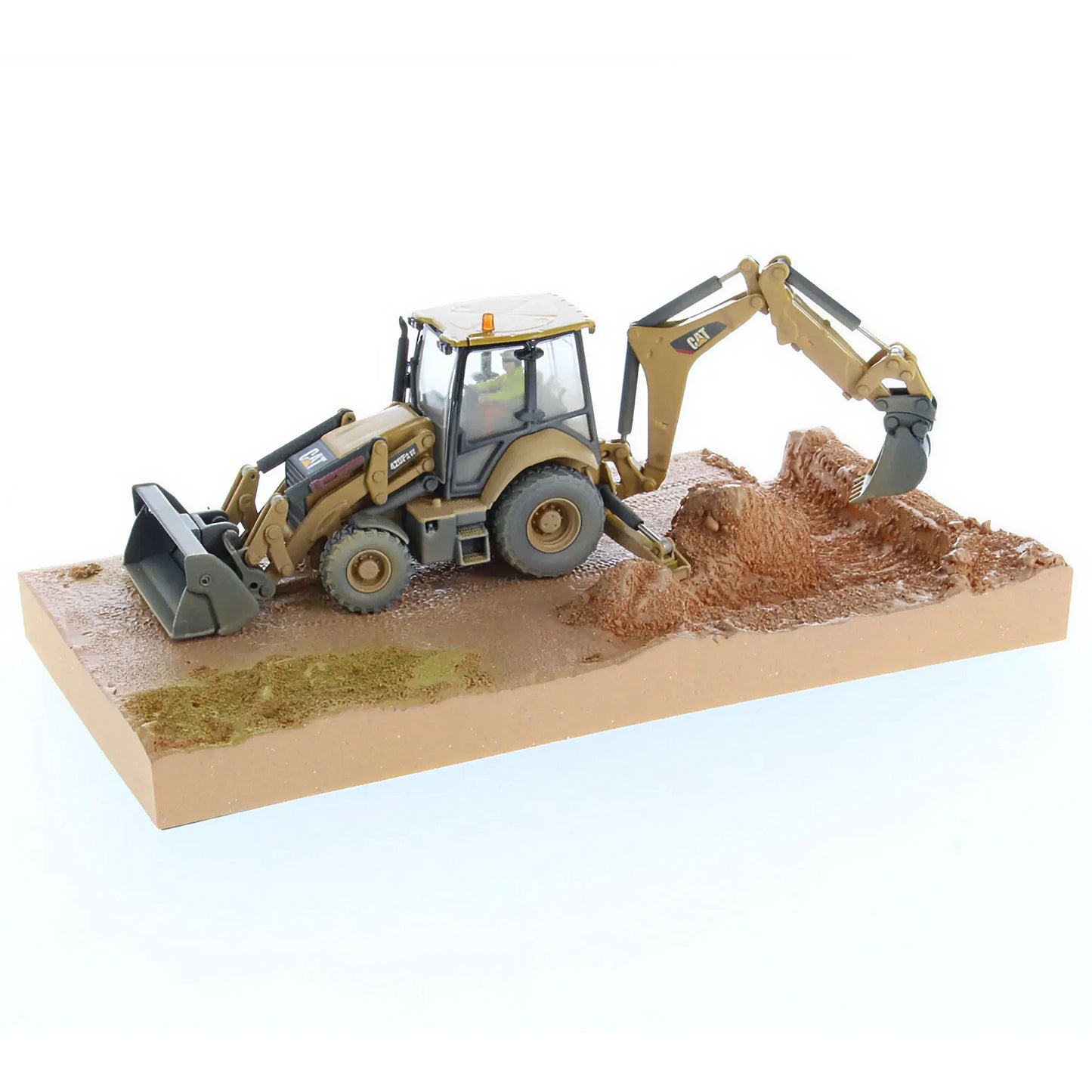 CAT 1:50 Scale Weathered 420F2 Backhoe Loader Weathered Series Die Cast Model