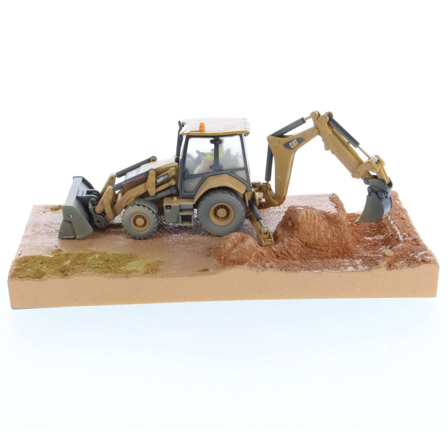 CAT 1:50 Scale Weathered 420F2 Backhoe Loader Weathered Series Die Cast Model