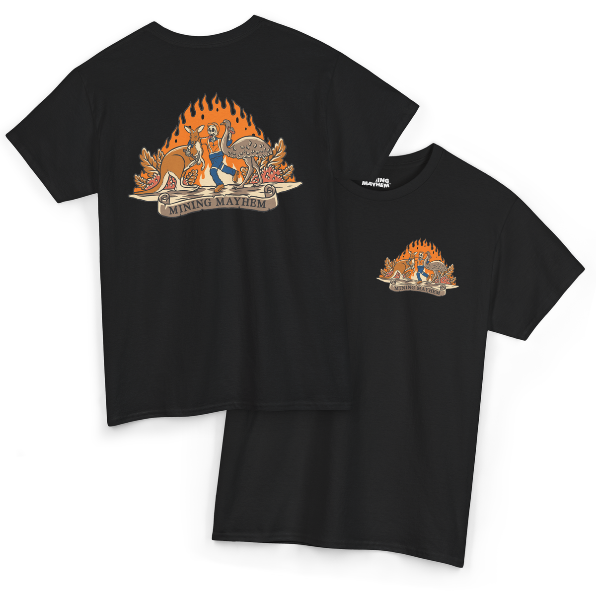Aussie Mining Emblem - T-Shirt