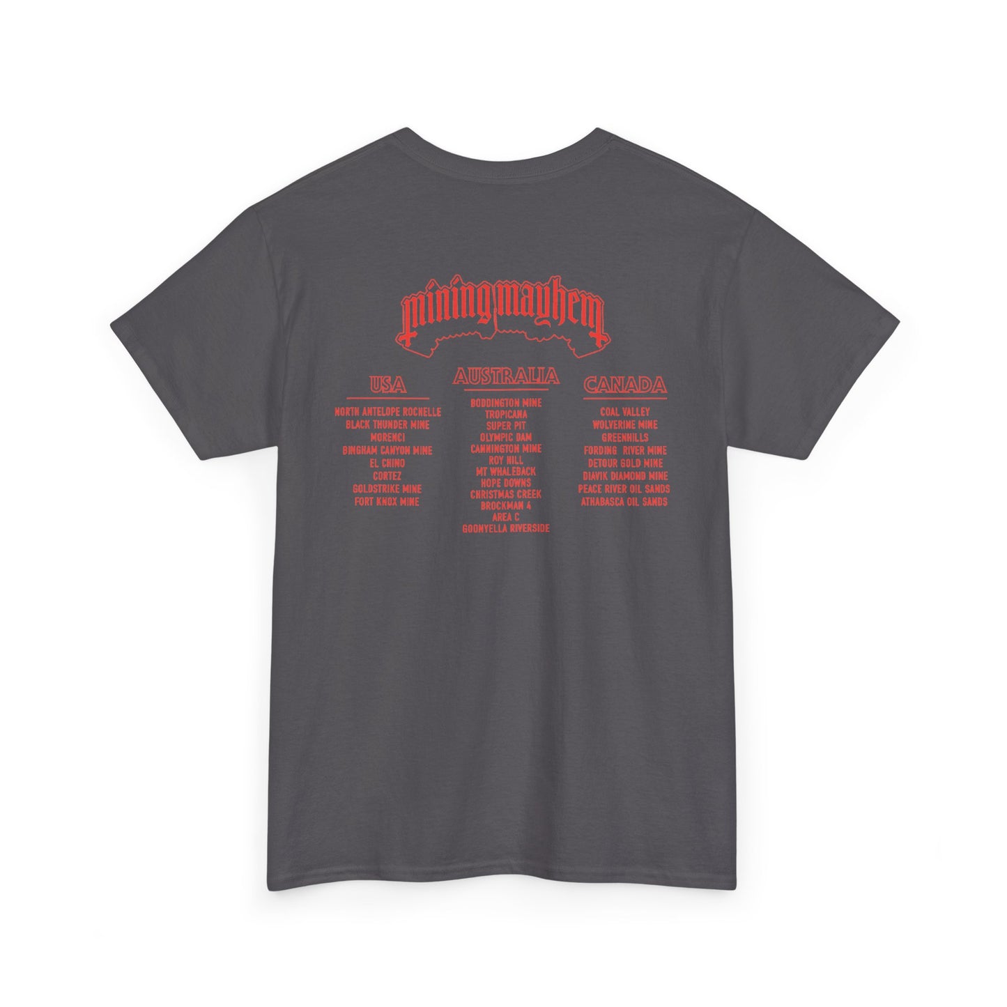 Mining Mayhem Tour - T-Shirt