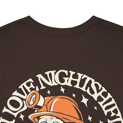 I Love Nightshift Skull - T-Shirt