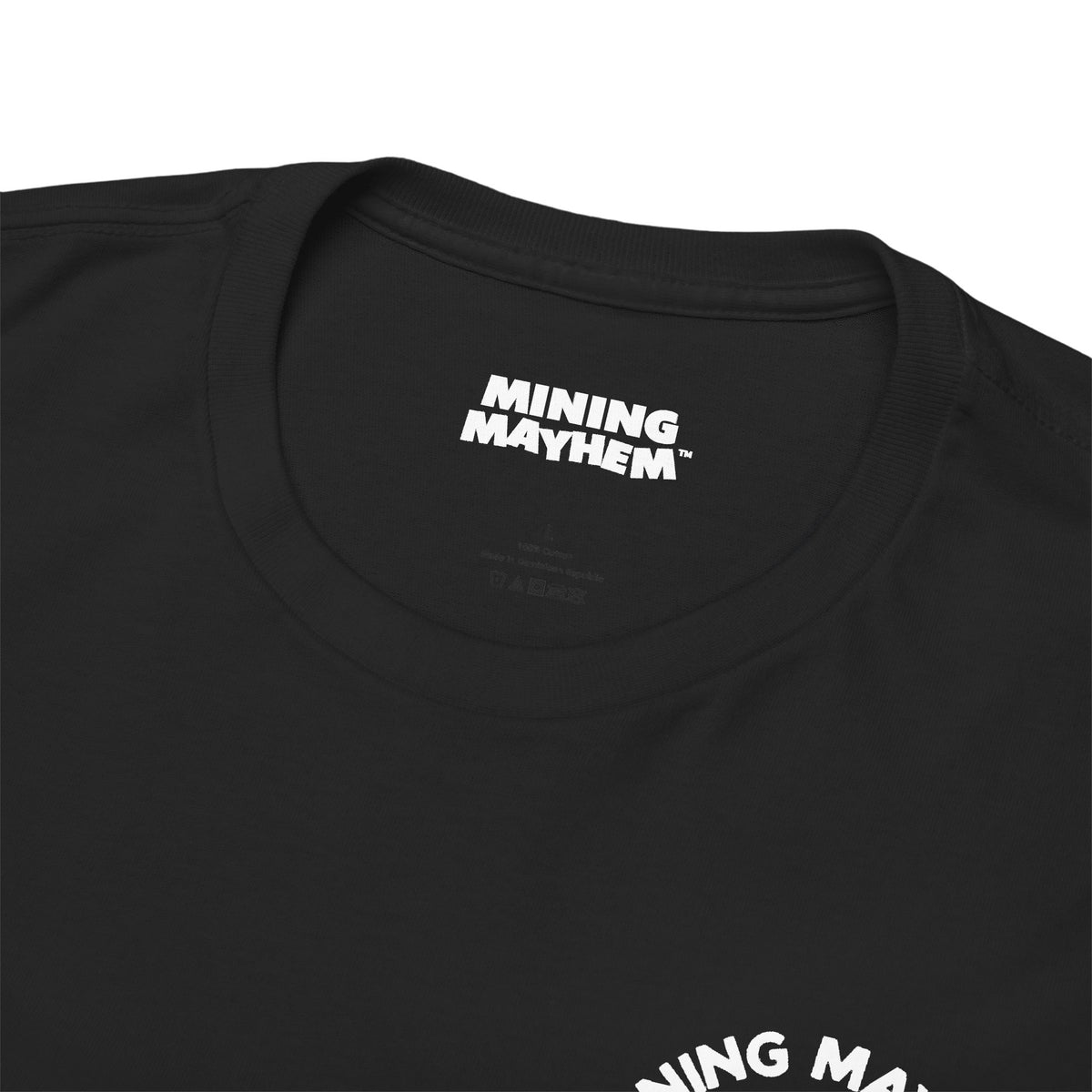Mining Mayhem Pickaxe Logo - T-Shirt