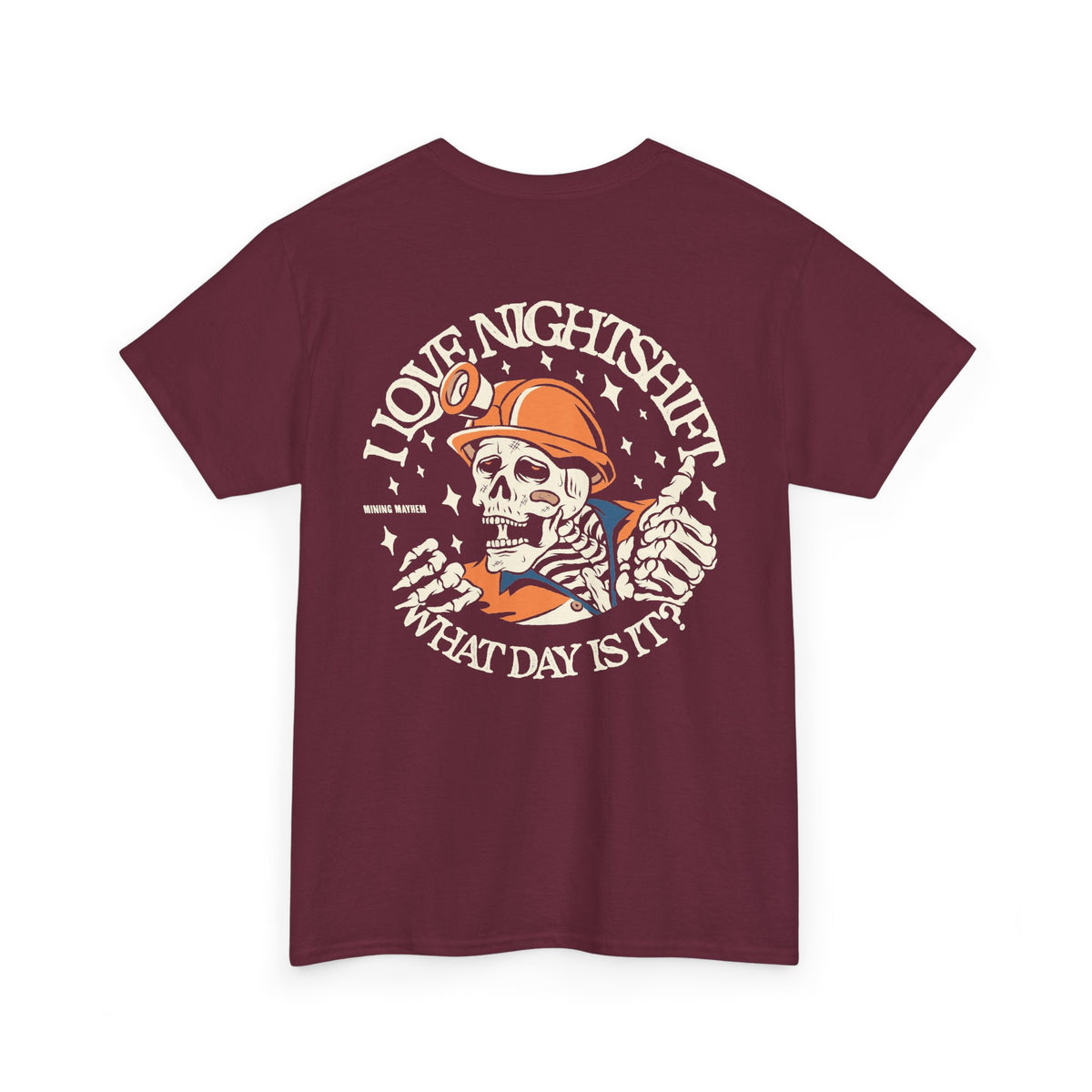 I Love Nightshift Skull - T-Shirt