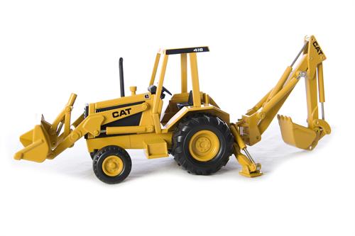 CAT 416C Backhoe boom detail