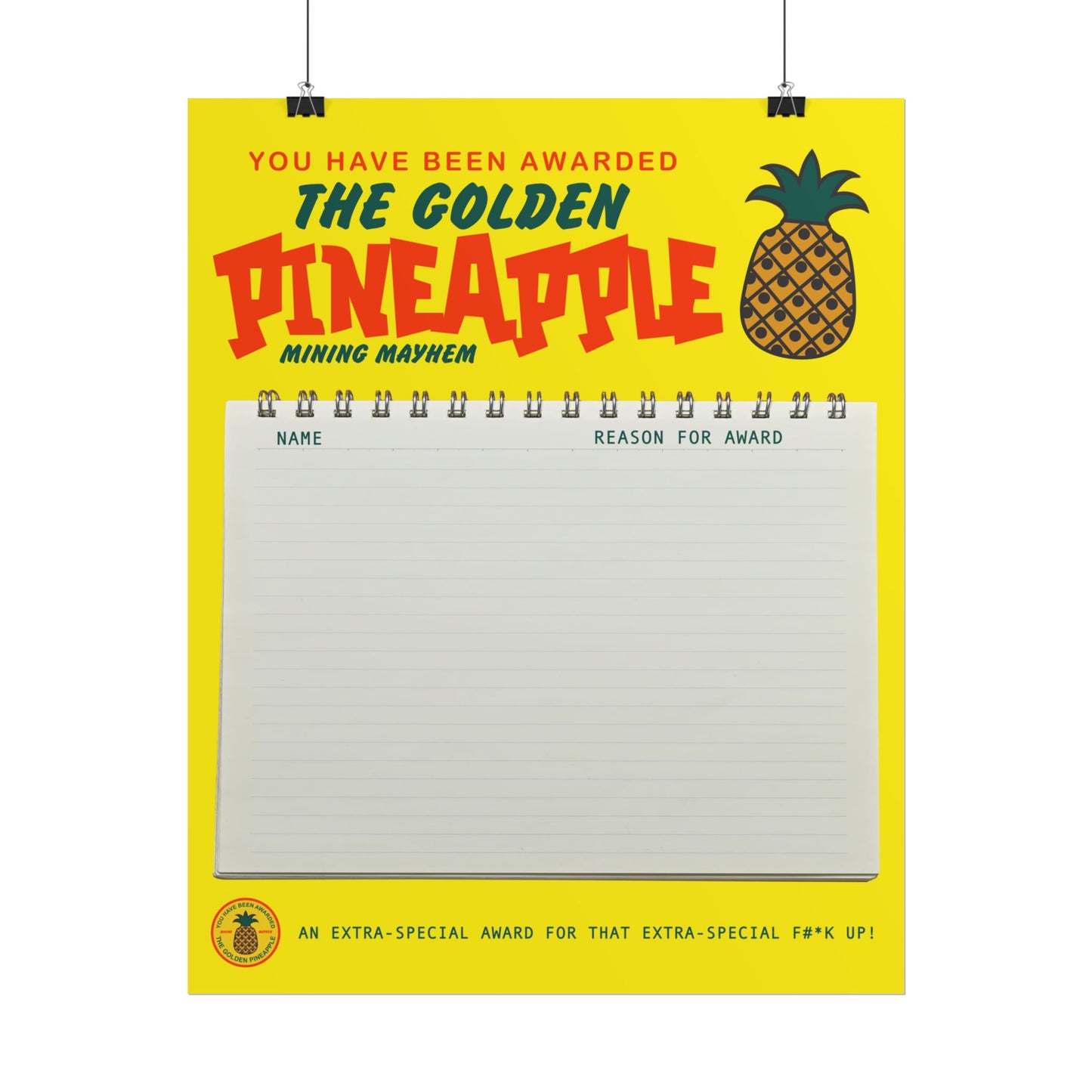The Golden Pineapple - Poster