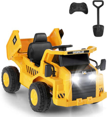 CAT Dump Truck Electric Ride On 12V Battery with Remote Control