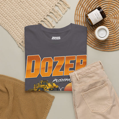 DOZER The Beast charcoal t-shirt styled flat lay