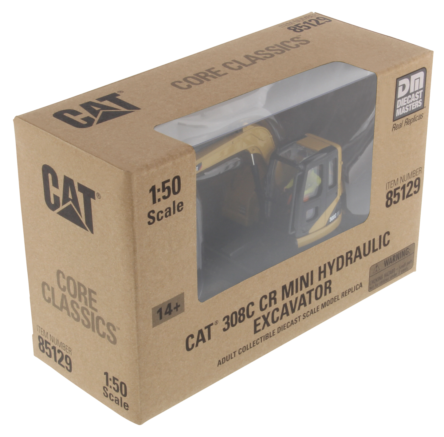 CAT 308C CR Hydraulic Excavator front packaging