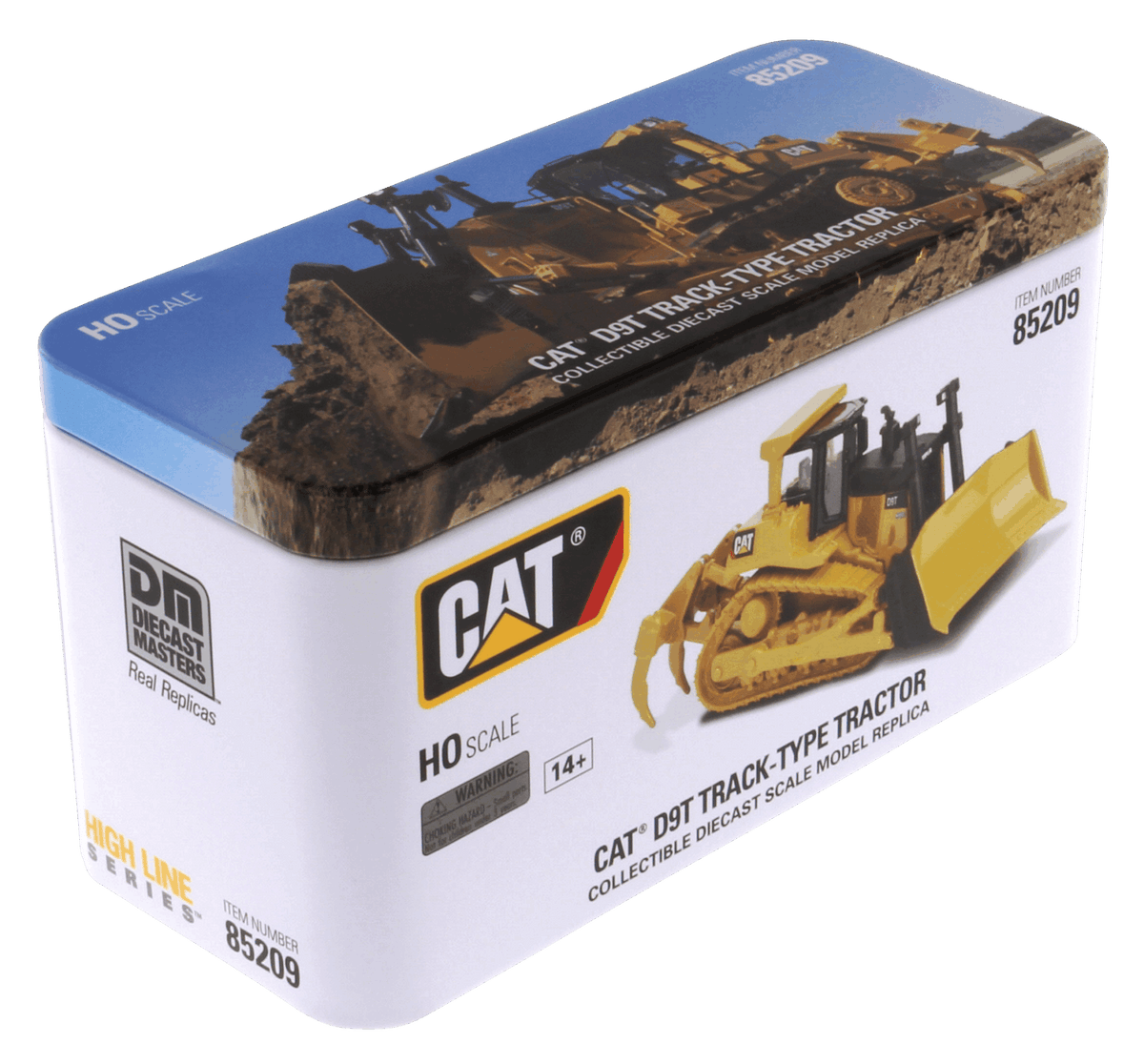 CAT D9T Track-Type Tractor HO Series 1:87 Scale retail packaging