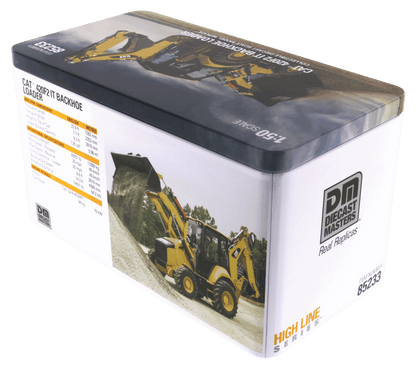 CAT 420F2 IT Backhoe Loader High Line Series 1:50 Scale retail packaging