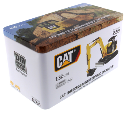 CAT 308E2 CR SB Mini Hydraulic Excavator High Line Series 1:32 Scale retail packaging