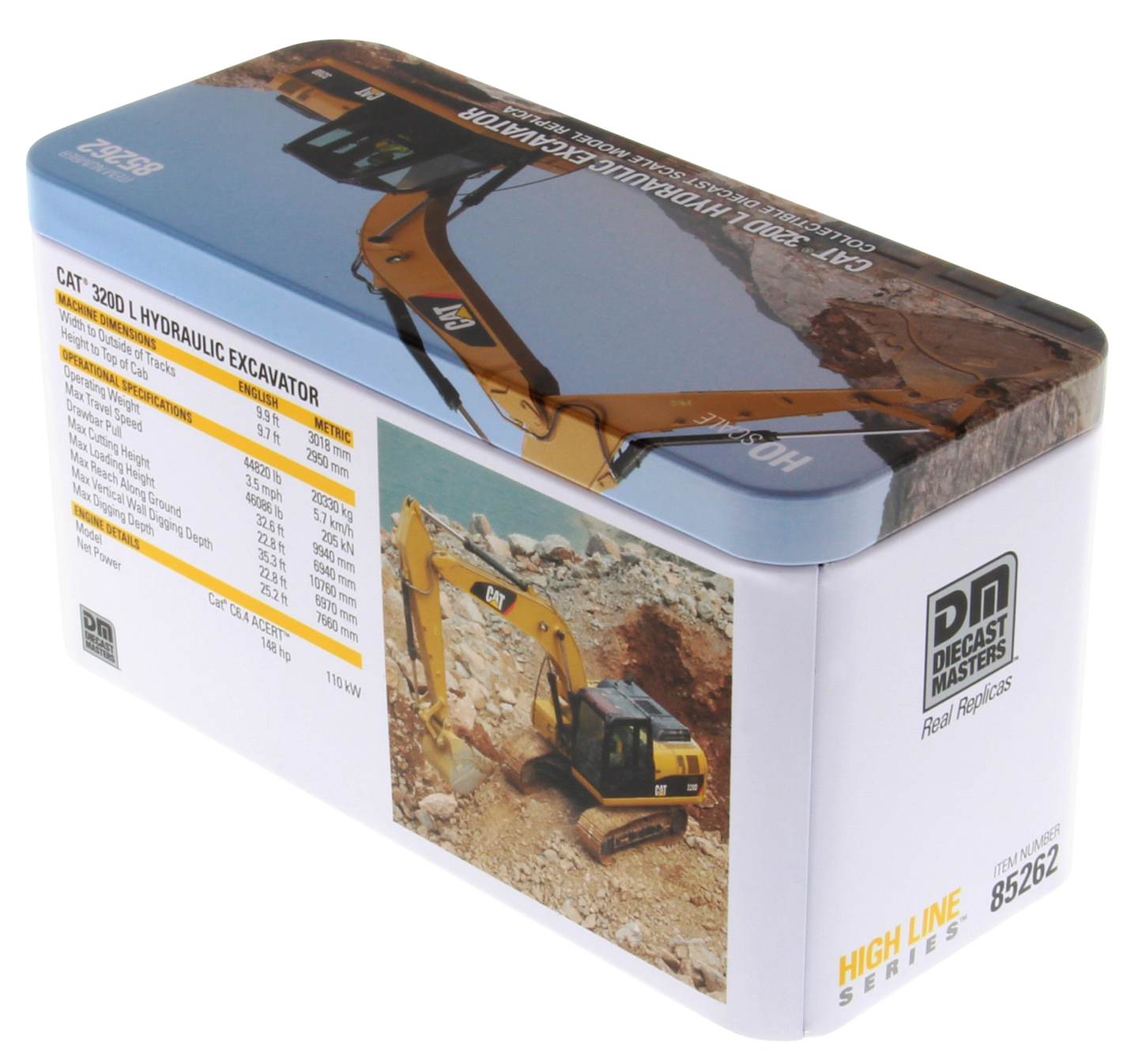 CAT 320D L 1:87 HO packaging back