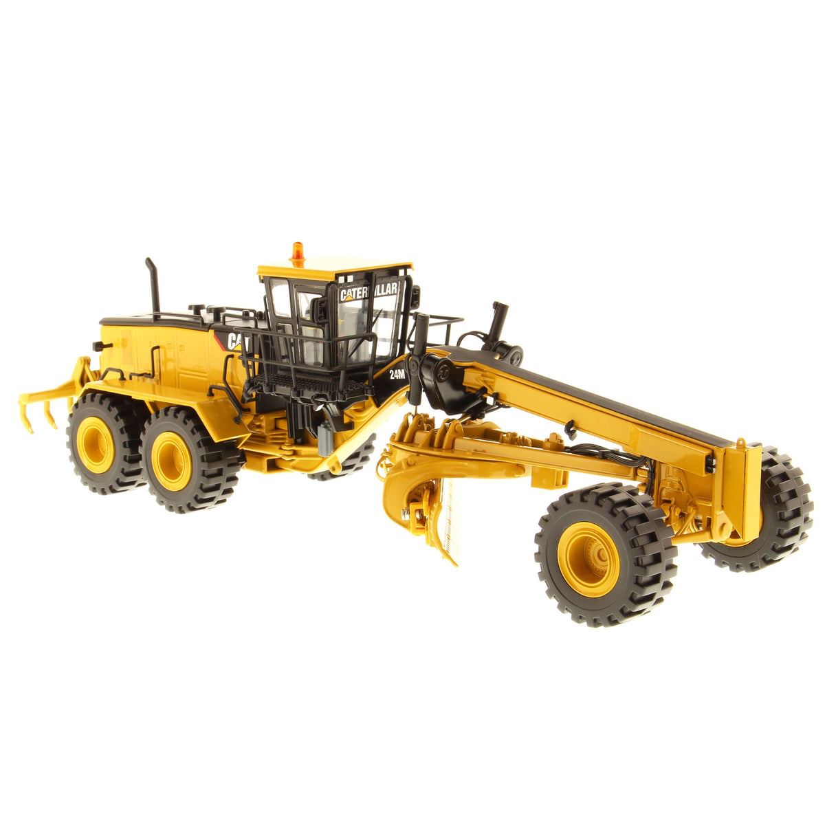 Cat 24M Motor Grader 1:50 scale die cast model, top view