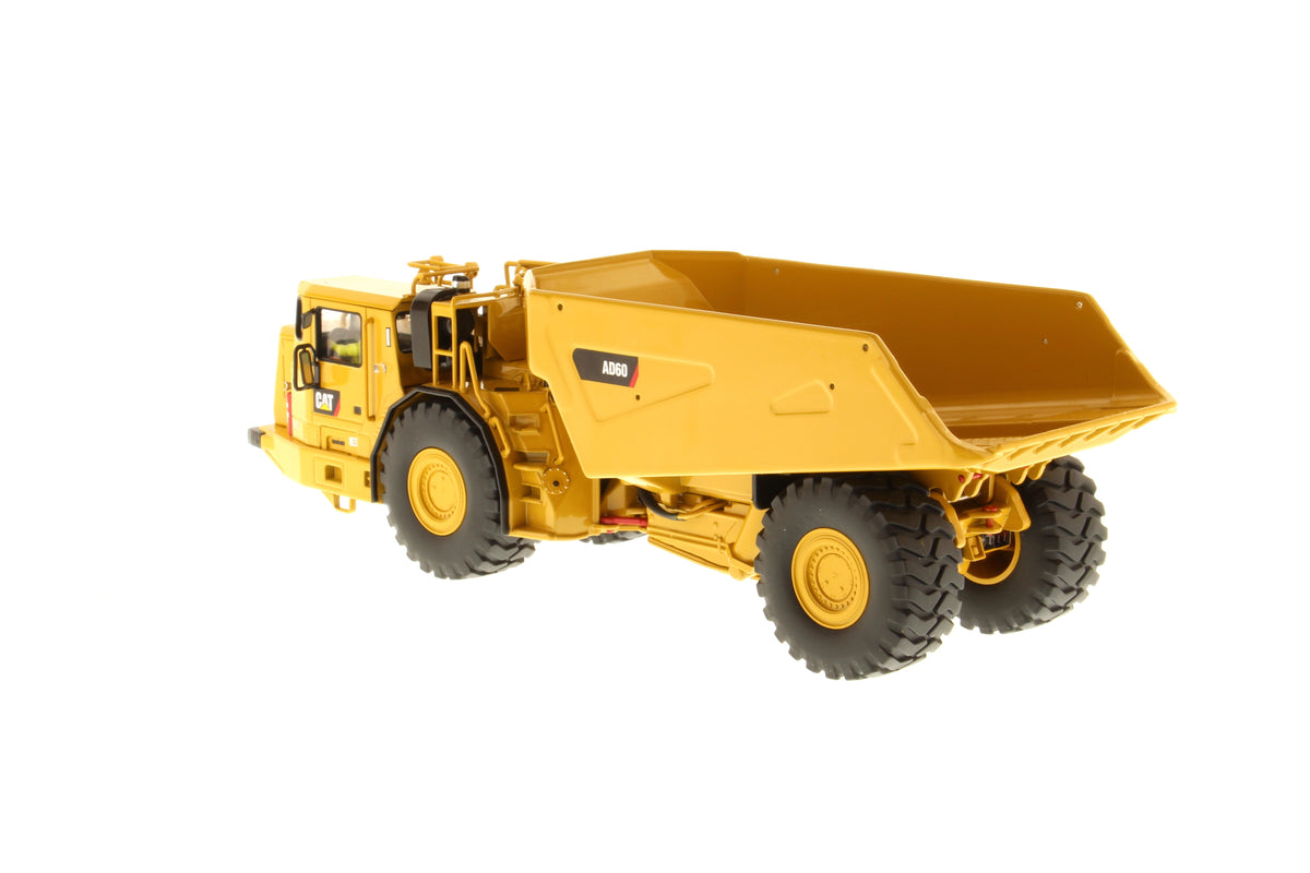 Cat AD60 Articulated Underground Truck 1:50 scale die cast model, rear view