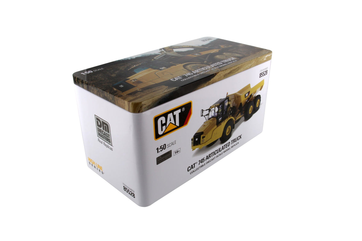 Cat 745 Articulated Truck 1:50 scale die cast model packaging