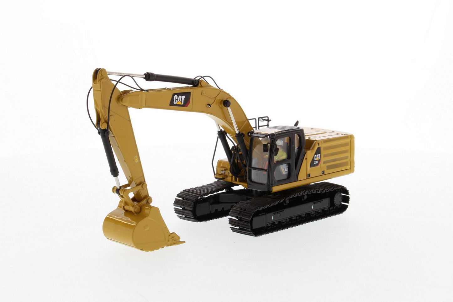 CAT 336 boom and bucket detail