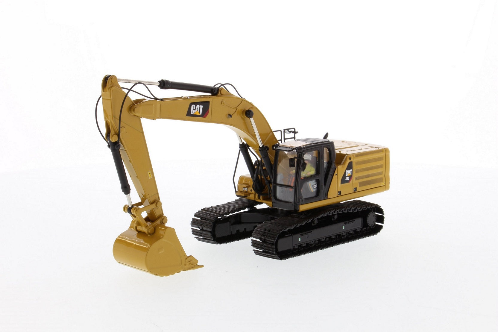 CAT 336 boom and bucket detail