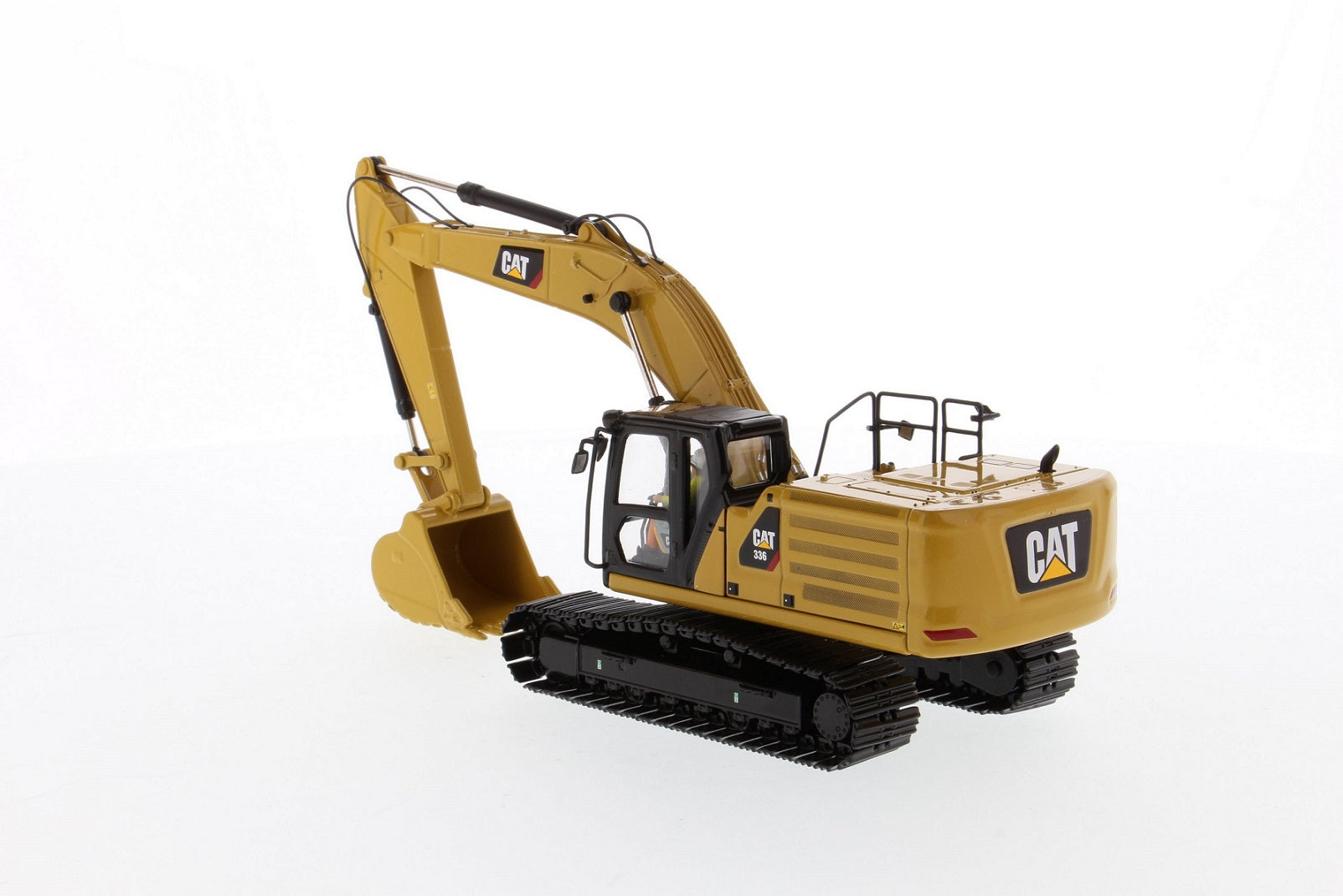 CAT 336 track and undercarriage detail