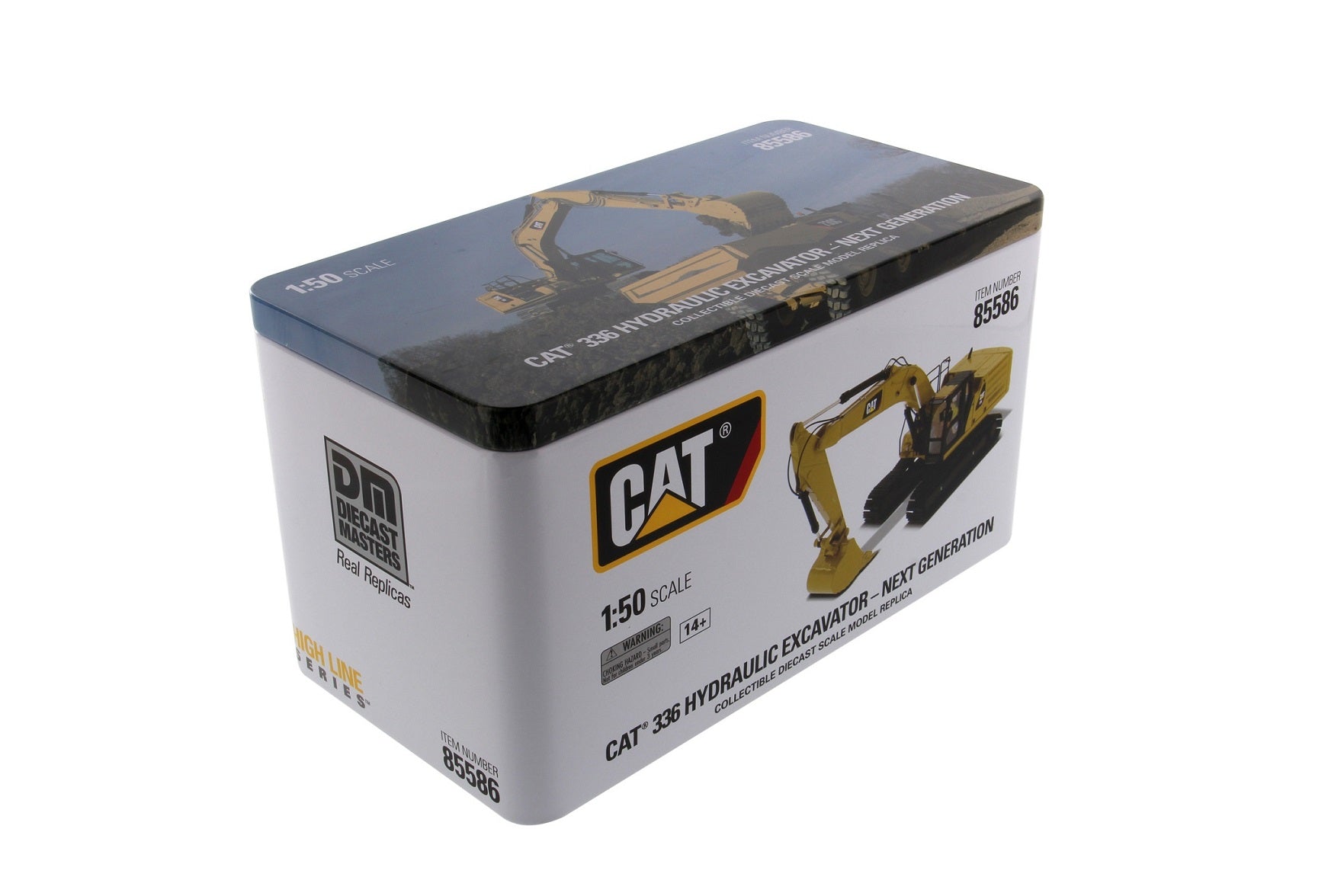 CAT 336 High Line Series tin packaging