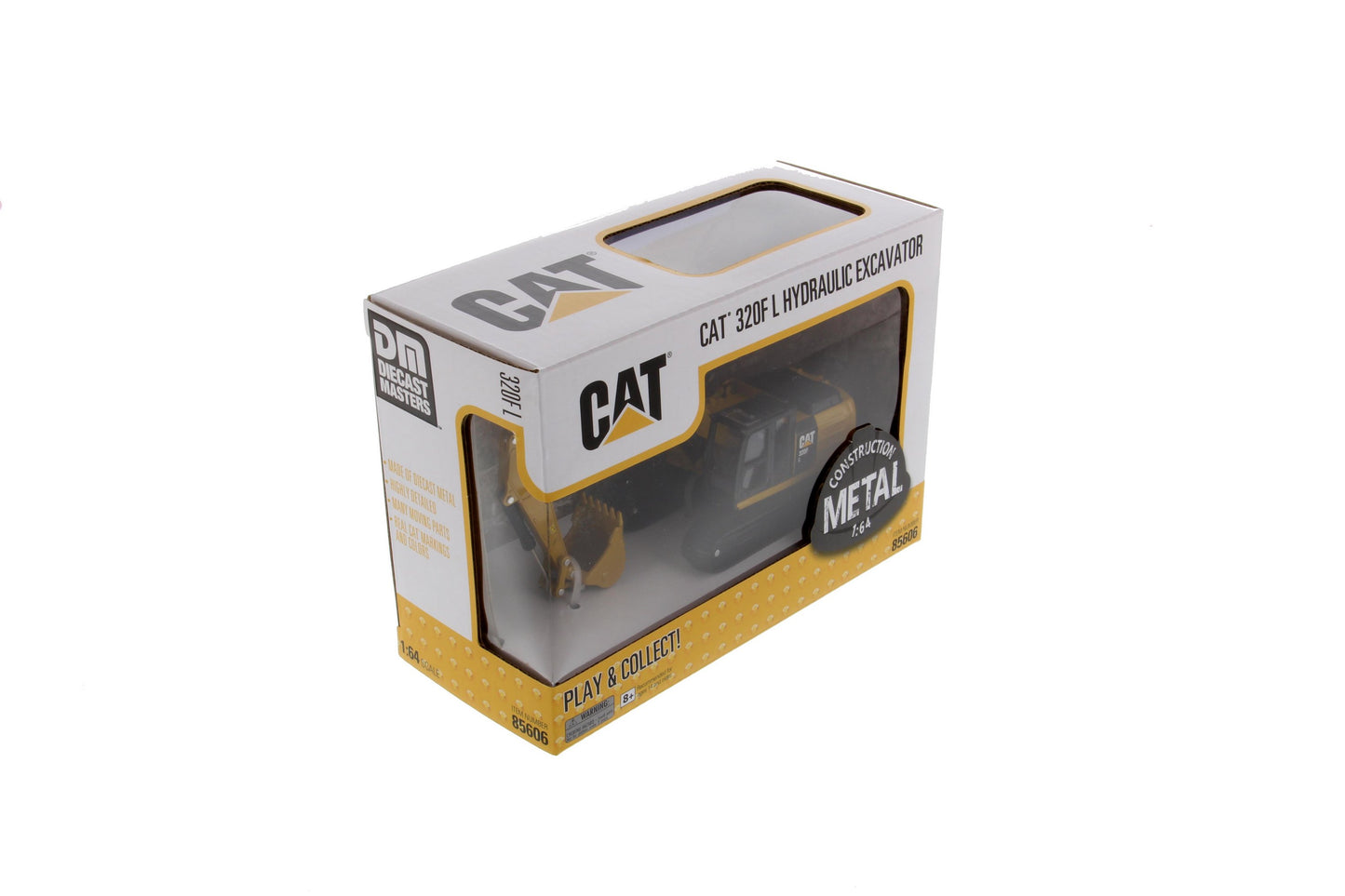 CAT 320F Hydraulic Excavator with 5 Work Tools 1:64 Scale Die Cast Model