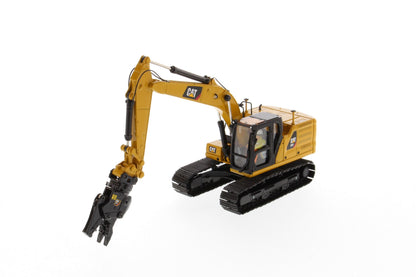 CAT 323 Hydraulic Excavator Next Gen with four attachments 1:50 Scale Die Cast Model