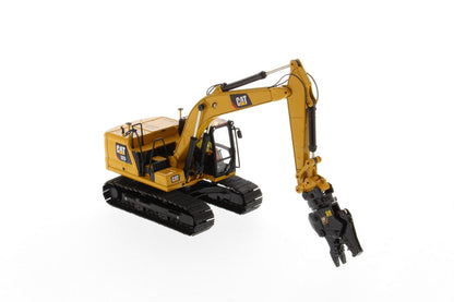 CAT 323 Hydraulic Excavator Next Gen with four attachments 1:50 Scale Die Cast Model