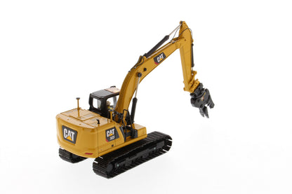 CAT 323 Hydraulic Excavator Next Gen with four attachments 1:50 Scale Die Cast Model