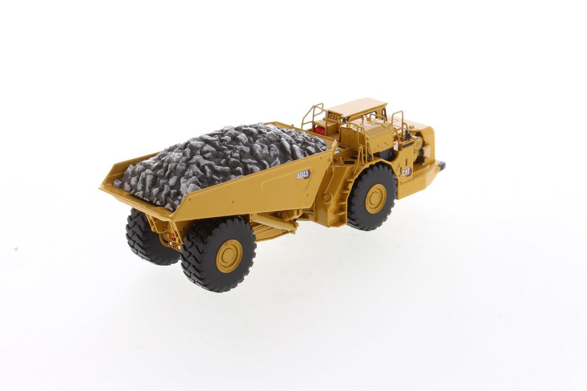 Cat AD45 Underground Articulated Truck 1:50 scale die cast model, front view